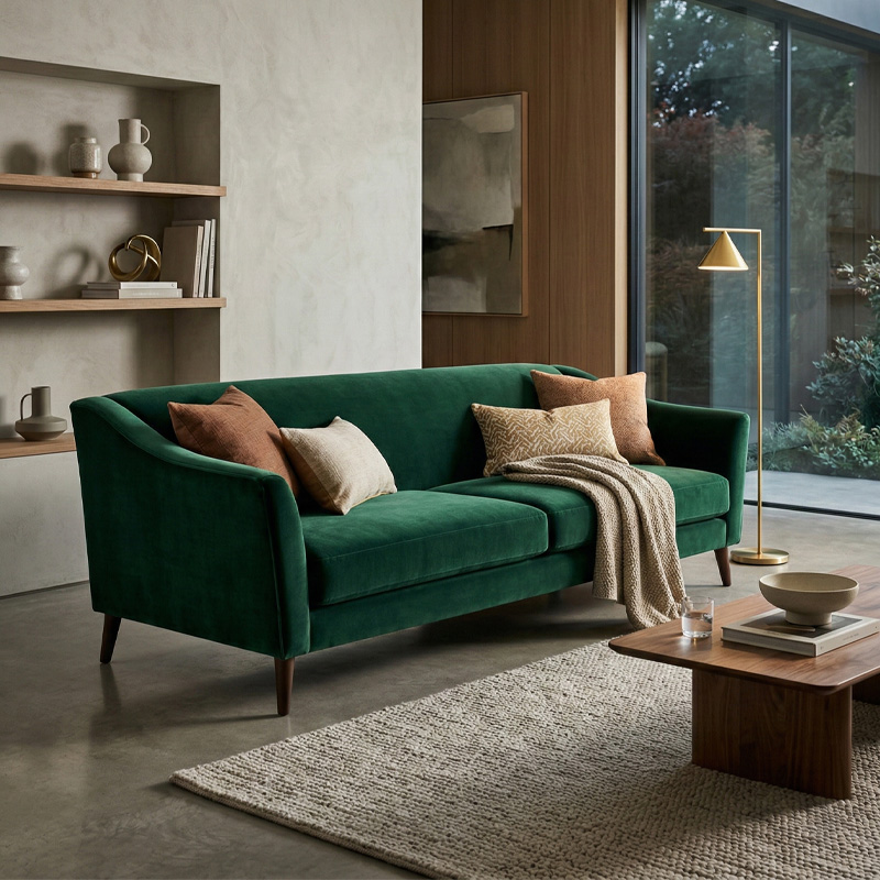 Tecido de veludo para sofá: uma escolha recomendada em termos de qualidade e design?