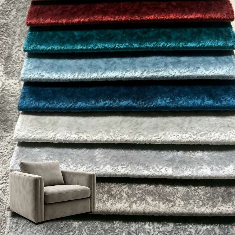 Seu sofá merece destaque Tecido de veludo brilhante