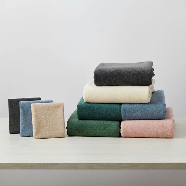 Tecido escovado anti-borboto