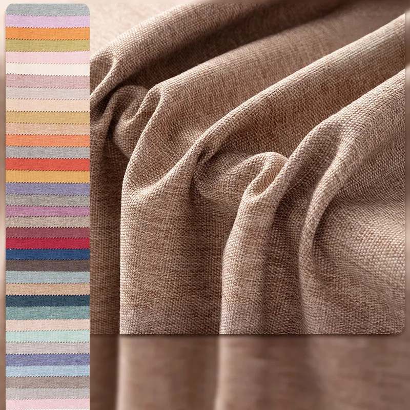 Tecido para cortina de linho falso