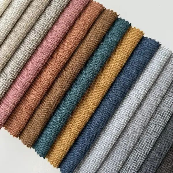 Single-sided imitation linen fabric