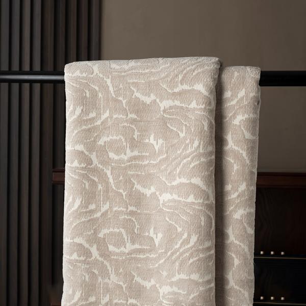 Tecido de cortina jacquard de luxo