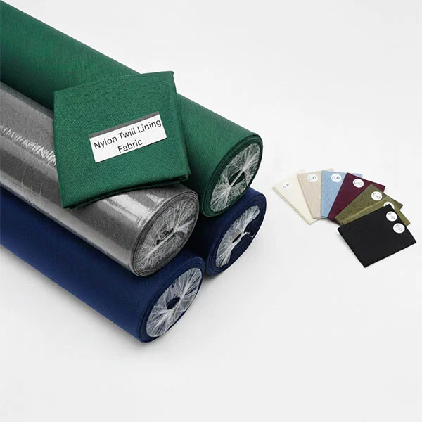 Tecido de forro de sarja de náilon