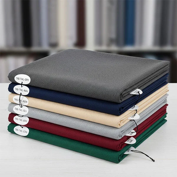Tecido de forro de sarja misturada TR